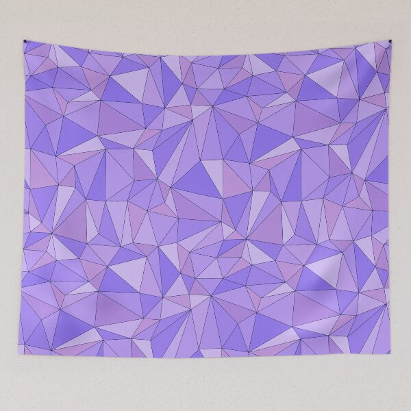 Item preview, 3D Mosaic Triangles Purple Shades designed and sold by WeArePear.