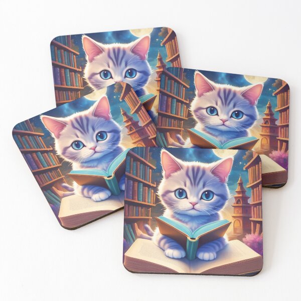 Item preview, Cat Book Corner Fantasy designed and sold by UBdesign.