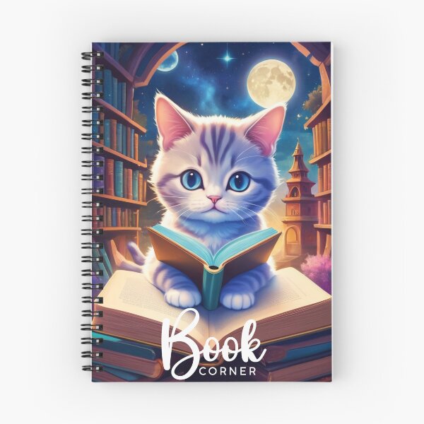 Item preview, Cat Book Corner Fantasy designed and sold by UBdesign.