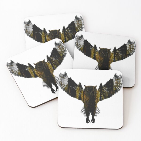 Item preview, Wild Flying Owl designed and sold by PlanetMarker.
