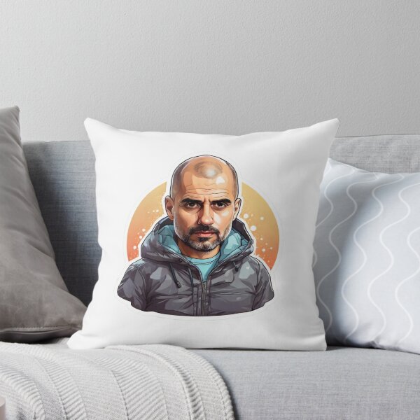 Item preview, Pep Guardiola Sticker Style_002 designed and sold by AISoccerVerse.