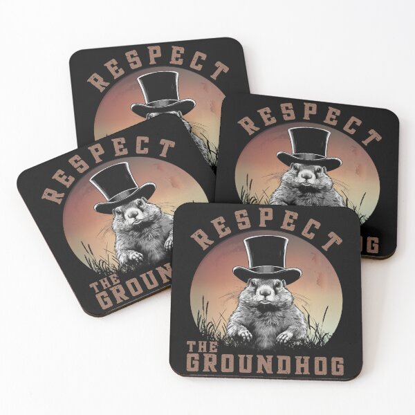 Item preview, Respect The Groundhog Funny Gift For February designed and sold by Chmielayka.