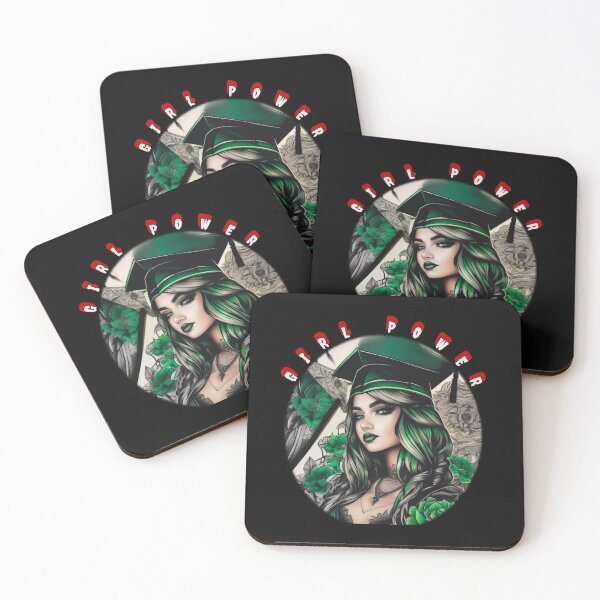 Item preview, Girl power, a Green eyed tattoed temptress, strong women designed and sold by sailorsam1805.