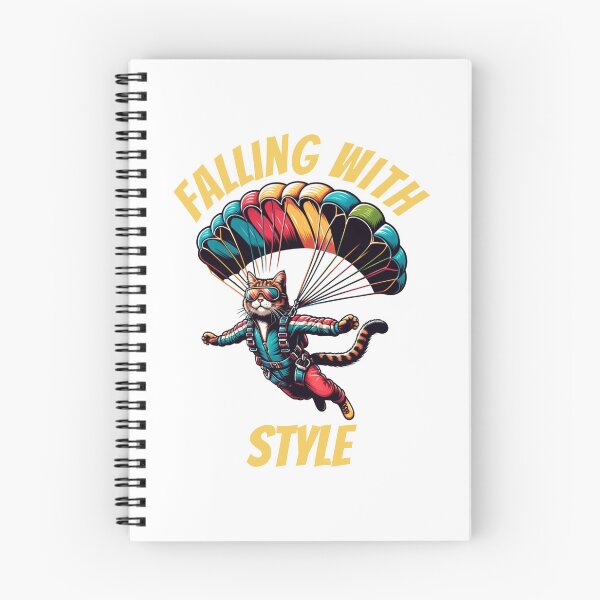 Item preview, Funny cool skydiving cat. Falling with style. designed and sold by Unitepeople.