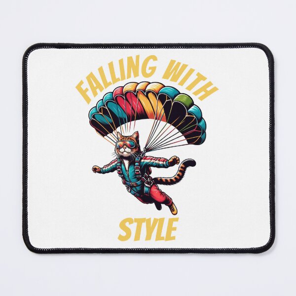 Item preview, Funny cool skydiving cat. Falling with style. designed and sold by Unitepeople.