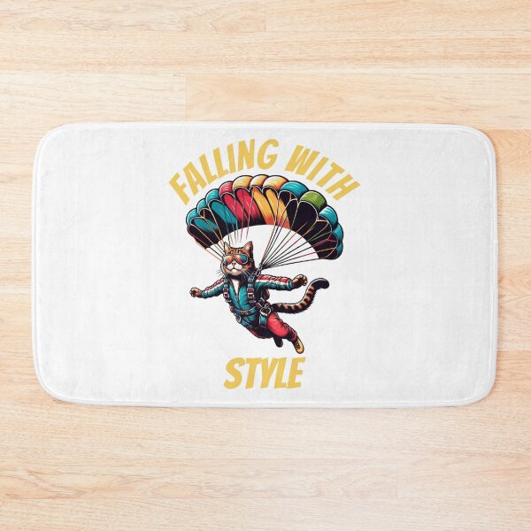 Item preview, Funny cool skydiving cat. Falling with style. designed and sold by Unitepeople.