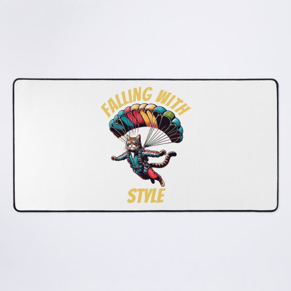 Item preview, Funny cool skydiving cat. Falling with style. designed and sold by Unitepeople.