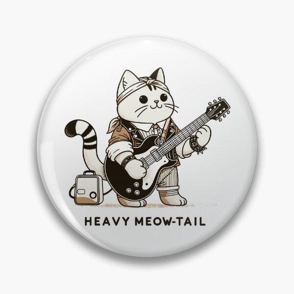 Artikelvorschau, Electric Guitar Cat Pun Rock Music Funny Cat entworfen und verkauft von KsuAnn.