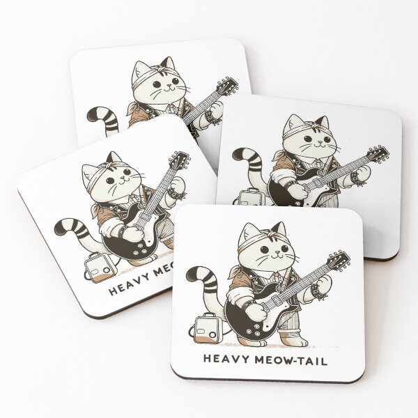 Artikelvorschau, Electric Guitar Cat Pun Rock Music Funny Cat entworfen und verkauft von KsuAnn.