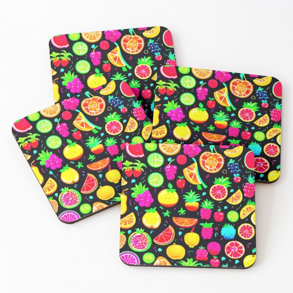 Item preview, Fruity Mosaic Design Delight designed and sold by Health And Fitness Posts e-Store.