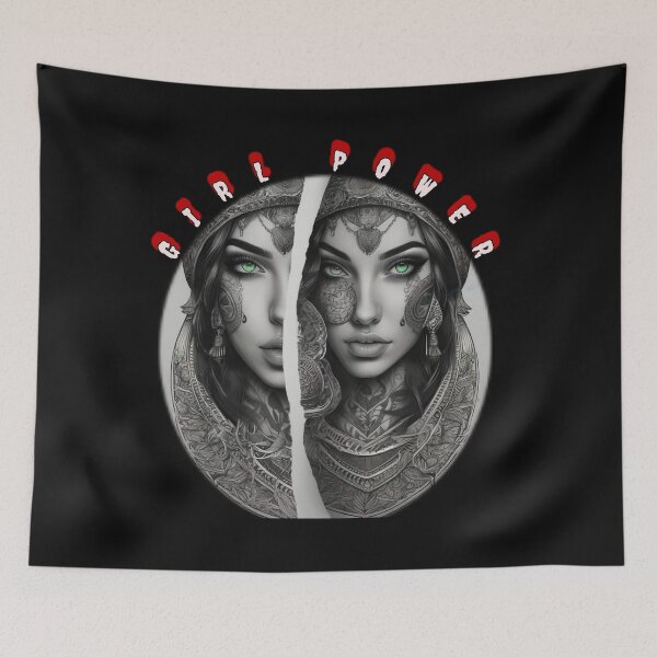 Item preview, Girl power, Janus emeralds and tattoos a strong women designed and sold by sailorsam1805.