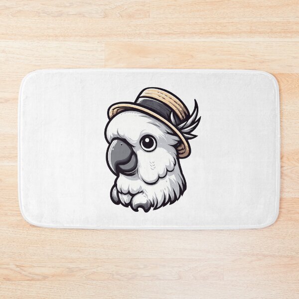Item preview, Cool Cockatoo in Hat designed and sold by ArtfulWeave.