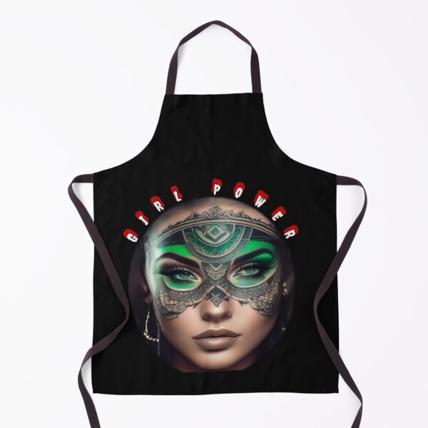 Item preview, Girl power, green eyed classic beauty, emeralds and tattoos a strong women designed and sold by sailorsam1805.