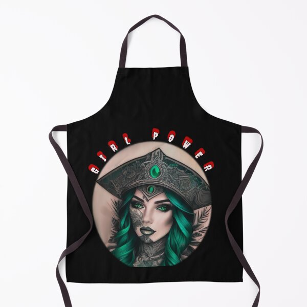 Item preview, Girl power, green eyed pirate, emeralds and tattoos a strong women designed and sold by sailorsam1805.