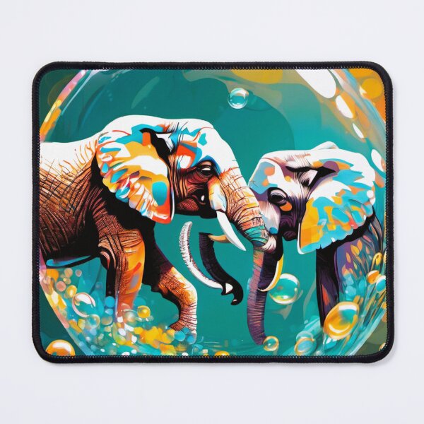 Item preview, Bubbles series, bubble with two elephants designed and sold by janjacbu.