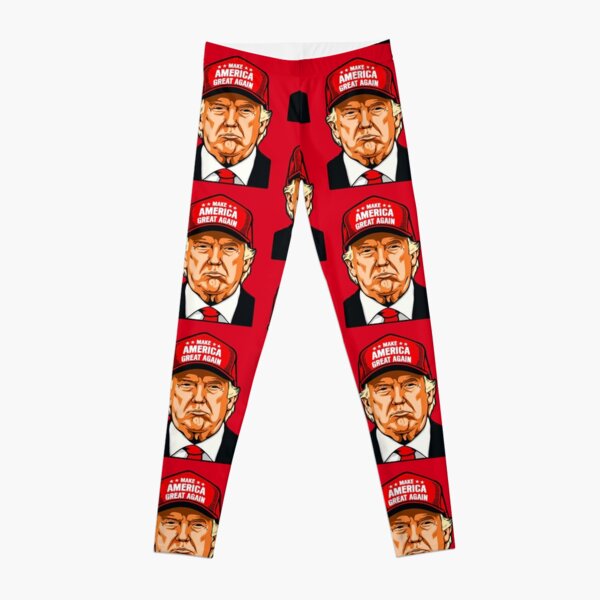 Vista previa del artículo con la obra «Hacer que Estados Unidos vuelva a ser grande, Trump», diseñado y vendido por plushism.