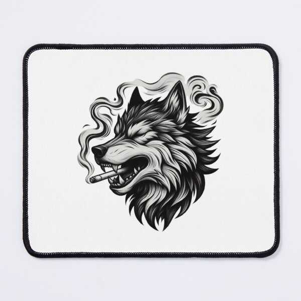 Item preview, The wolf that smokes designed and sold by Kenji11.