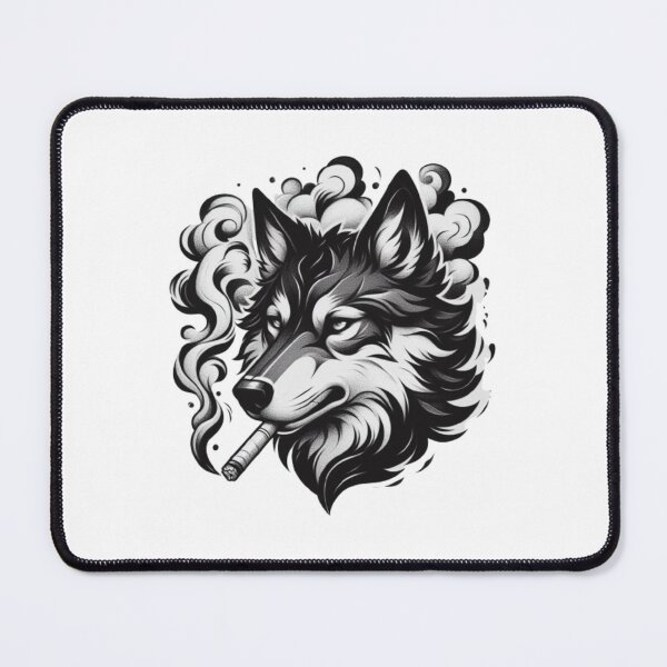 Item preview, The wolf that smokes designed and sold by Kenji11.