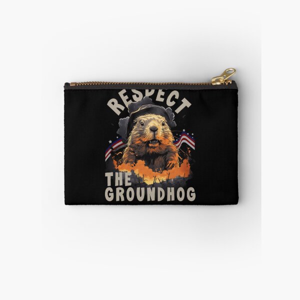 Item preview, Respect The Groundhog Funny Gift For February designed and sold by Chmielayka.