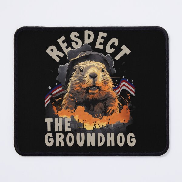 Item preview, Respect The Groundhog Funny Gift For February designed and sold by Chmielayka.