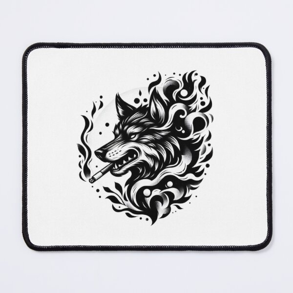 Item preview, The wolf that smokes designed and sold by Kenji11.