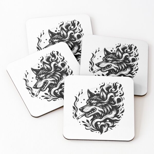 Item preview, The wolf that smokes designed and sold by Kenji11.