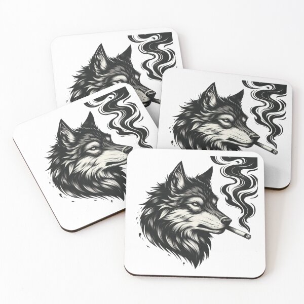 Item preview, The wolf that smokes designed and sold by Kenji11.