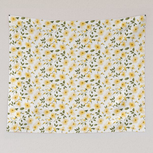 Item preview, Yellow lris flower seamless pattern designed and sold by varinchai.