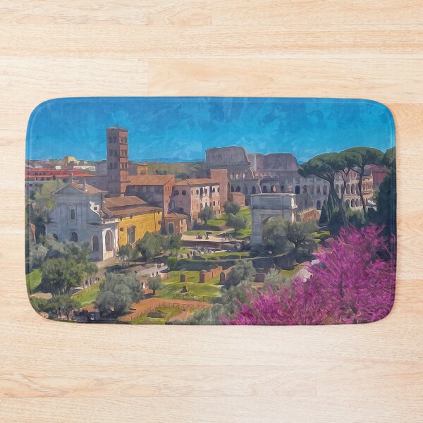 Item preview, View of ancient Rome from Palatine Hill in watercolor designed and sold by Intermundium.