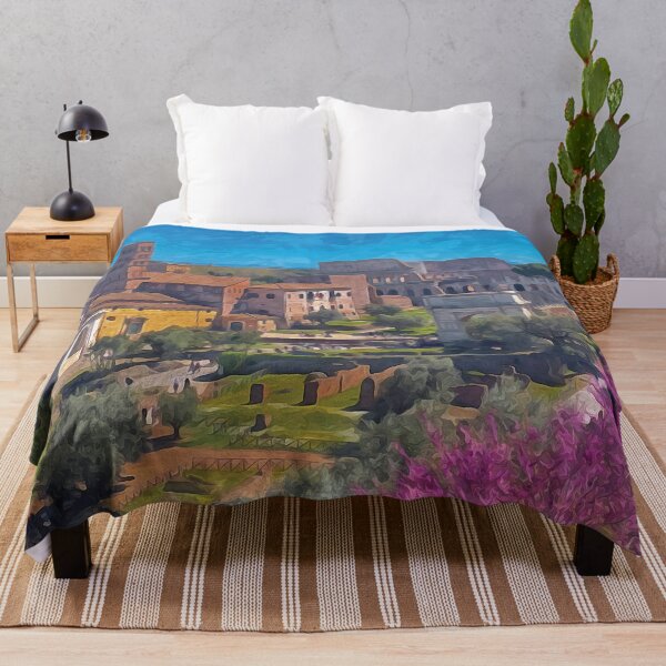 Item preview, View of ancient Rome from Palatine Hill in watercolor designed and sold by Intermundium.