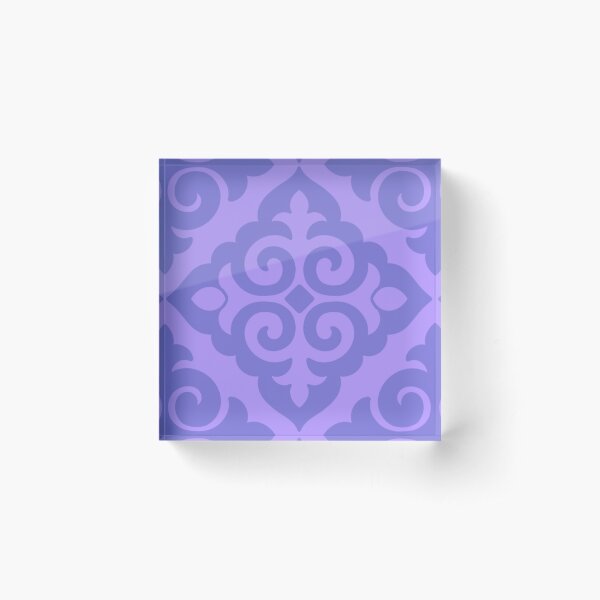 Aperçu de l'œuvre Ornement Qazaq. Oyu. Lilas. créée et vendue par Artyerke.