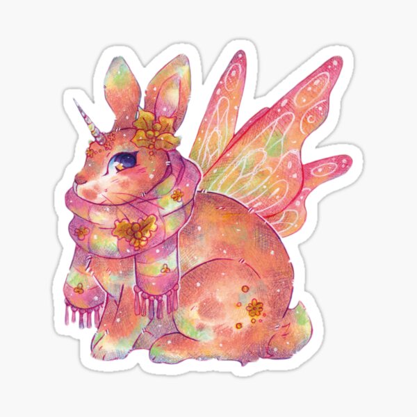 Item preview, Winter fashion Fairy Bunnicorn designed and sold by Monniponi.