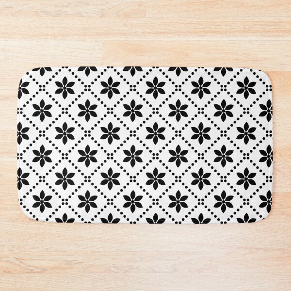 Item preview, Black Flowers in Diamonds designed and sold by Viseyeon.