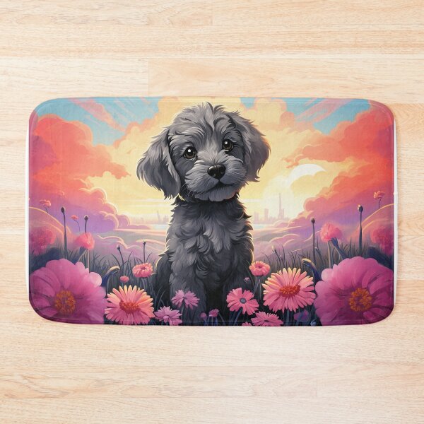 Item preview, Charmingly Doodled: Y2K Rainbow Gray Goldendoodle Apparel and Accessories - Embrace the Pawsome Whimsy! designed and sold by ChromaKins.
