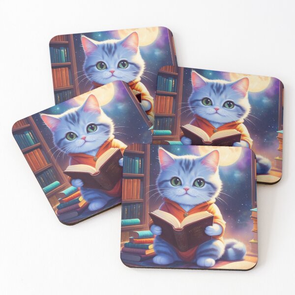 Item preview, Cat Book Corner Fantasy designed and sold by UBdesign.