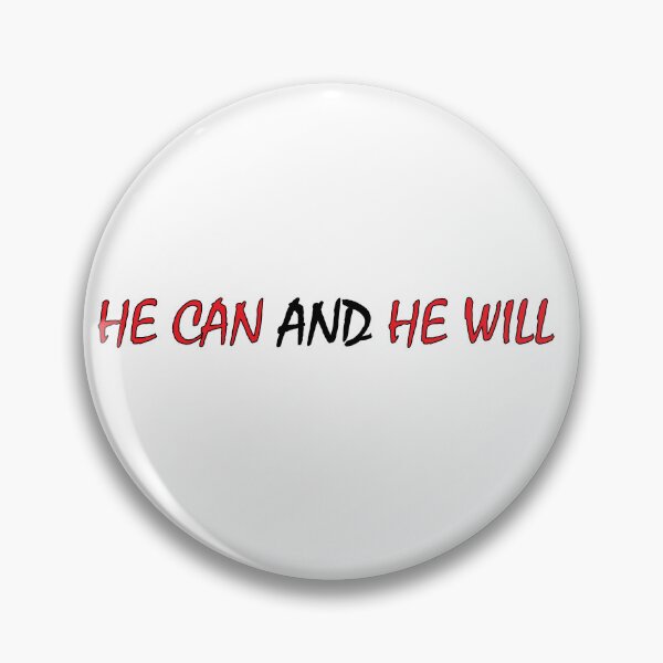 Item preview, He can and He will designed and sold by Positive Mindzet!.