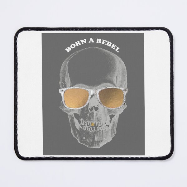 Item preview, Born a Rebel Skull designed and sold by AnatomicalStyle.