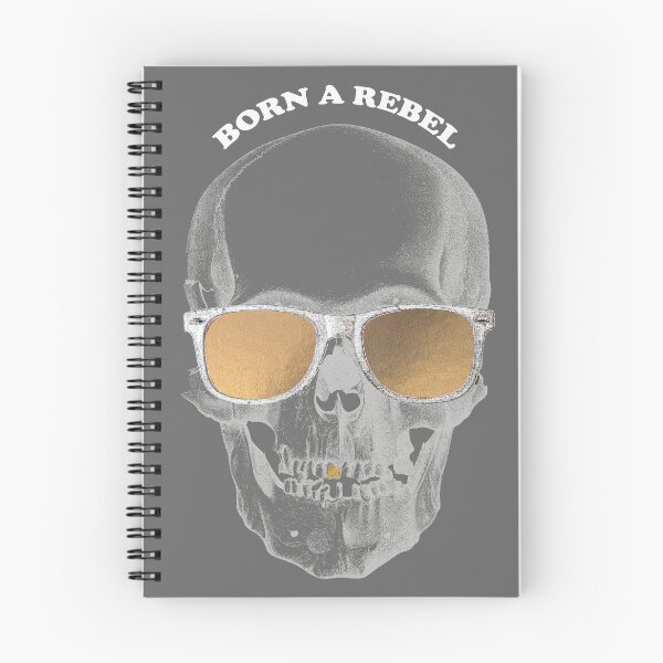 Item preview, Born a Rebel Skull designed and sold by AnatomicalStyle.