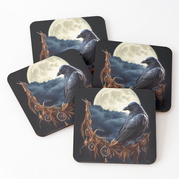Item preview, Mystical Raven Moon and Clouds designed and sold by Stephanie Laird.