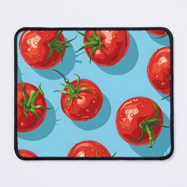 Item preview, Blue Horizon Harvest: Tomatoes in Tranquil Hues designed and sold by PixelCatalyst.