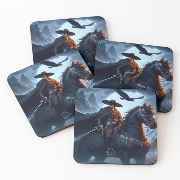 Item preview, Zorro with the horse in adventure designed and sold by Expressions-Sel.