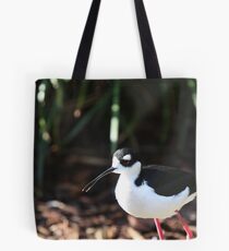 Black-Necked Stilt Bird Tote Bag