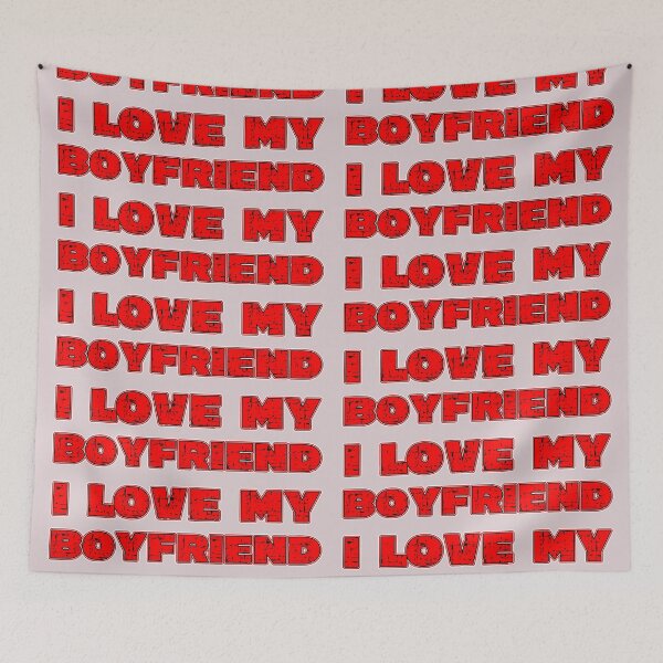 Item preview, I Love My Boyfriend designed and sold by PRYMULLART.