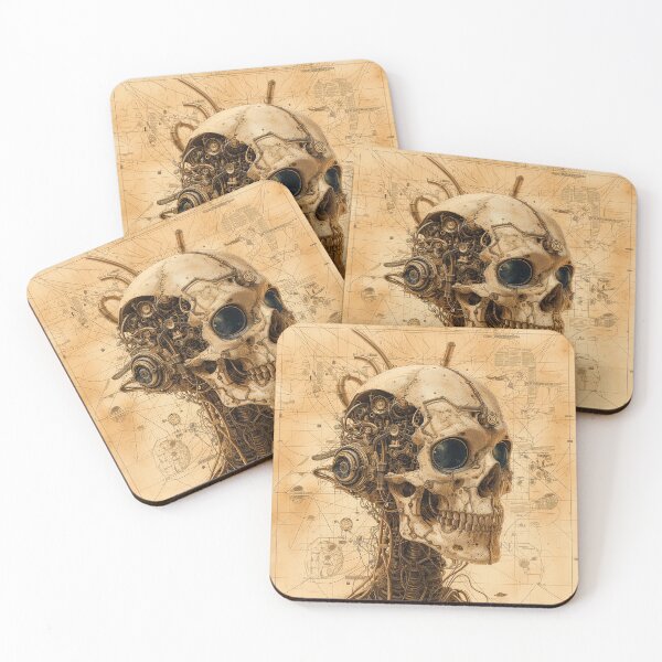 Item preview, Steampunk Skull Industrial Detailed Design designed and sold by KatanaCreative.