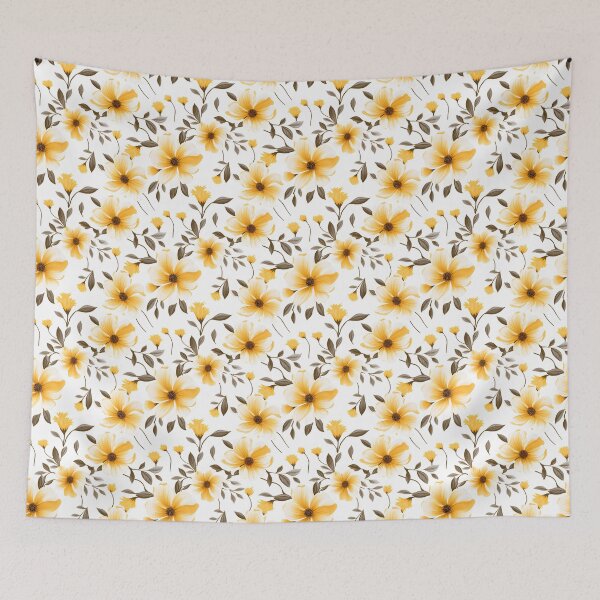 Item preview, Yellow lris flower seamless pattern designed and sold by varinchai.
