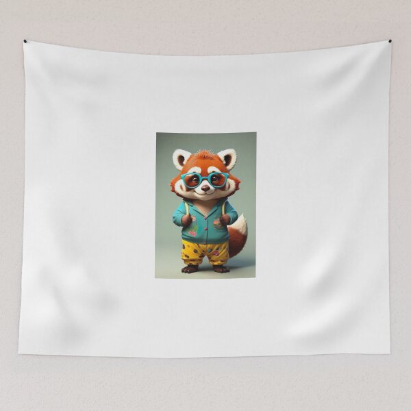 Item preview, Fox in Frames: Felix's Pajama Panach designed and sold by Zooartia.