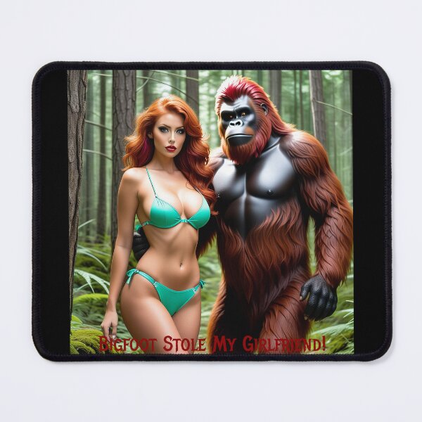 Item preview, Bigfoot Stole My Girlfriend! designed and sold by FatCatStudios.