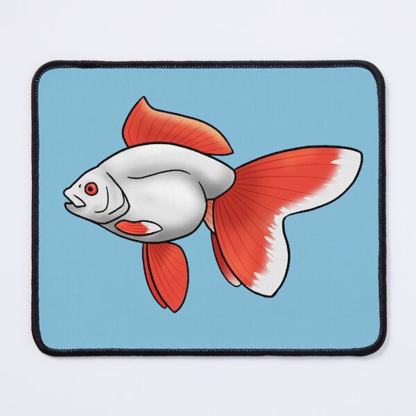 Item preview, Red and White Fantail Goldfish designed and sold by skipjaw.
