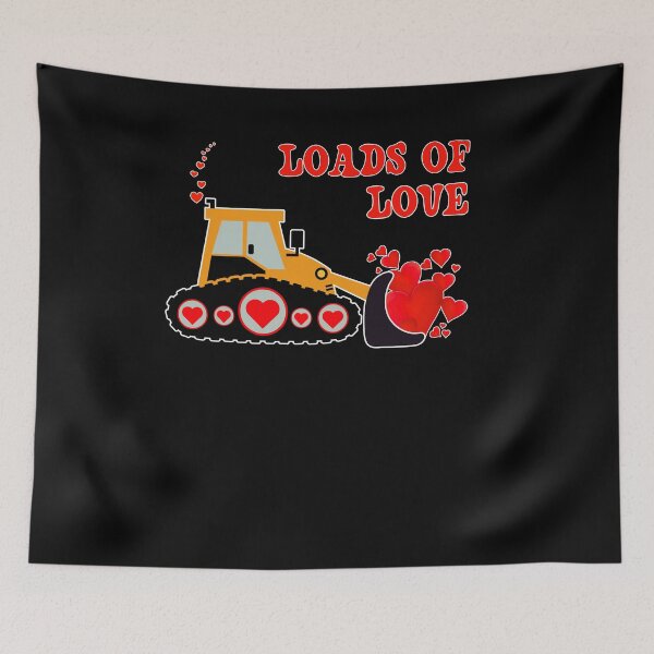 Item preview, Loads Of Love Toddler Valentine's Excavator  designed and sold by Chmielayka.