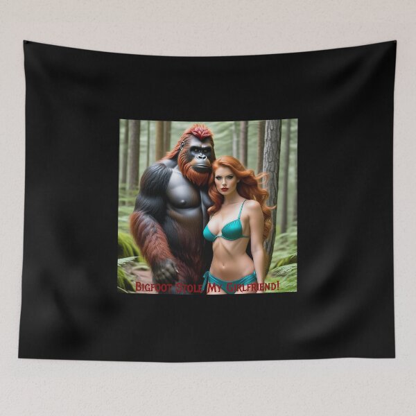 Item preview, Bigfoot Stole My Girlfriend! designed and sold by FatCatStudios.